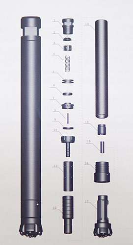 Low Air Pressure DTH Hammer