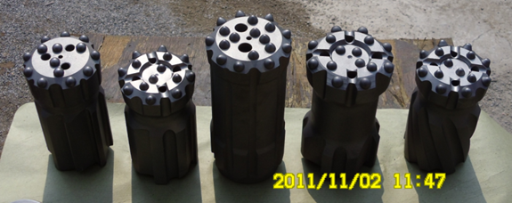 Threaded button bits Threaded button bits