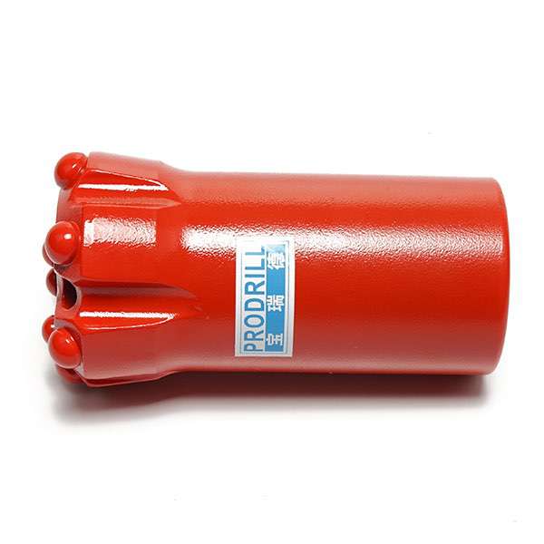 Dome Button, Flat face T45 Threaded Drill Bit