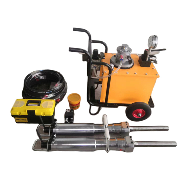 Hydraulic Rock Splitter driven by Electric Motor