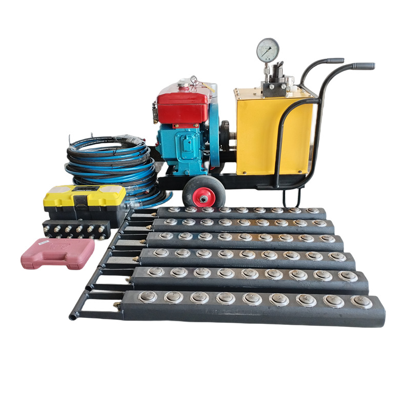 PD102  piston-hydraulic rock splitter with 6 cylinders