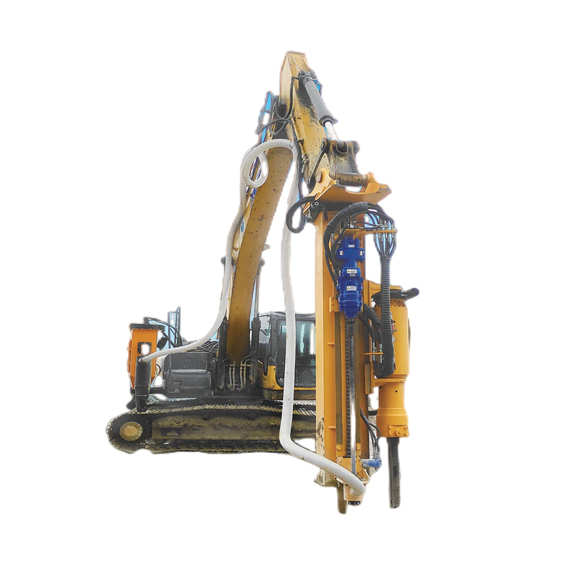 Integrated Hydraulic Rock Drill and Splitter