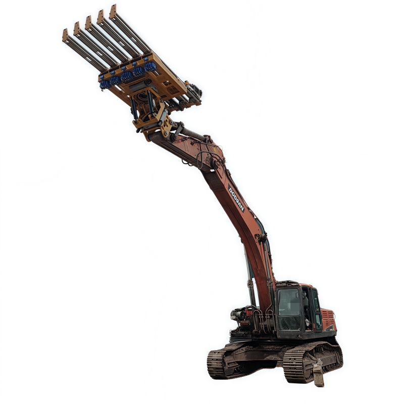 Gang splitting and drilling Rig