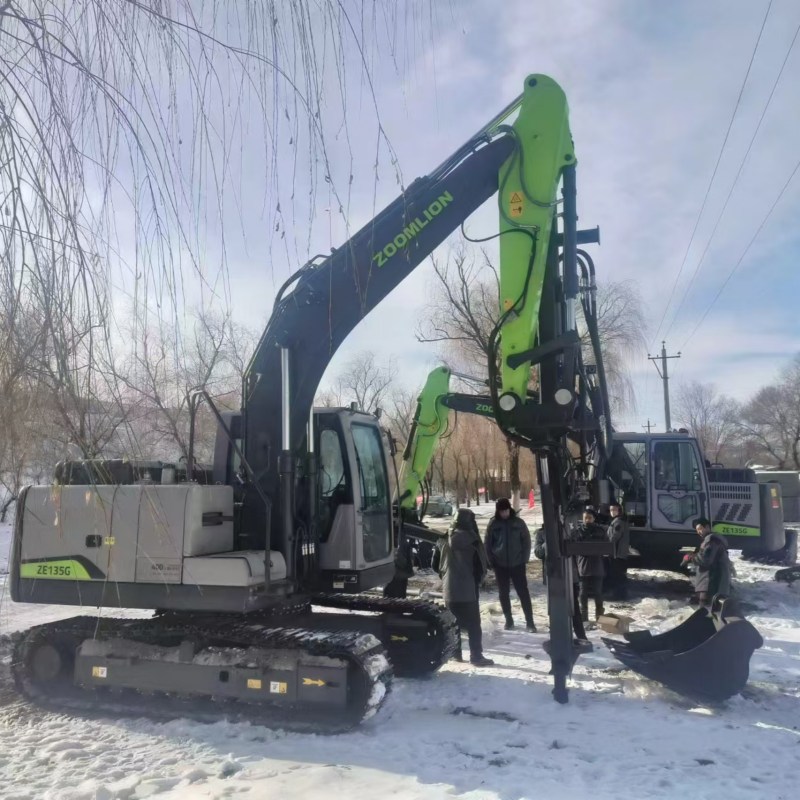 PD300S Hydraulic Excavator Spiral Drilling Rig