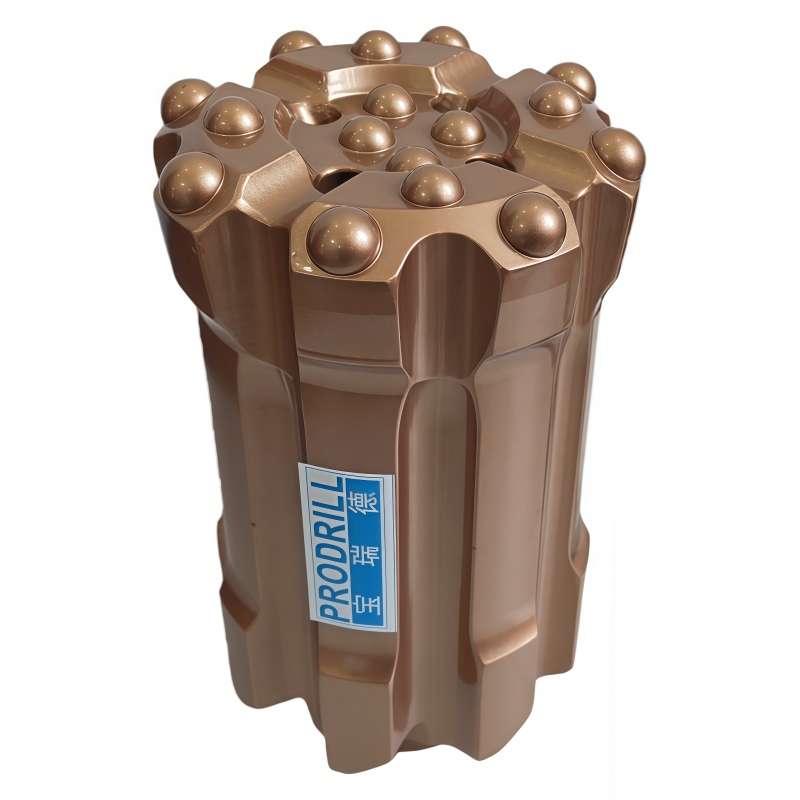 Q16-127-GT60-RC-Threaded Button Bit