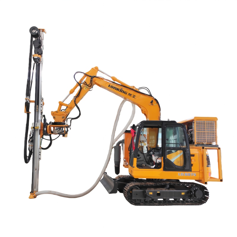 PD-45R Excavator Mounted Rock Drill With 360 Rotation Joint