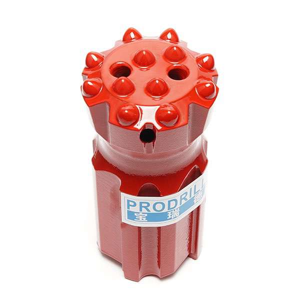 Q12-76-T38-RC Threaded Drill Bit with Semi-Ballistic Buttons