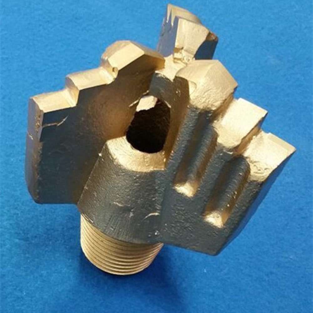 3 Wings 100mm Step Face Carbide Drag Bit  With 2 3/8'' API Reg Pin