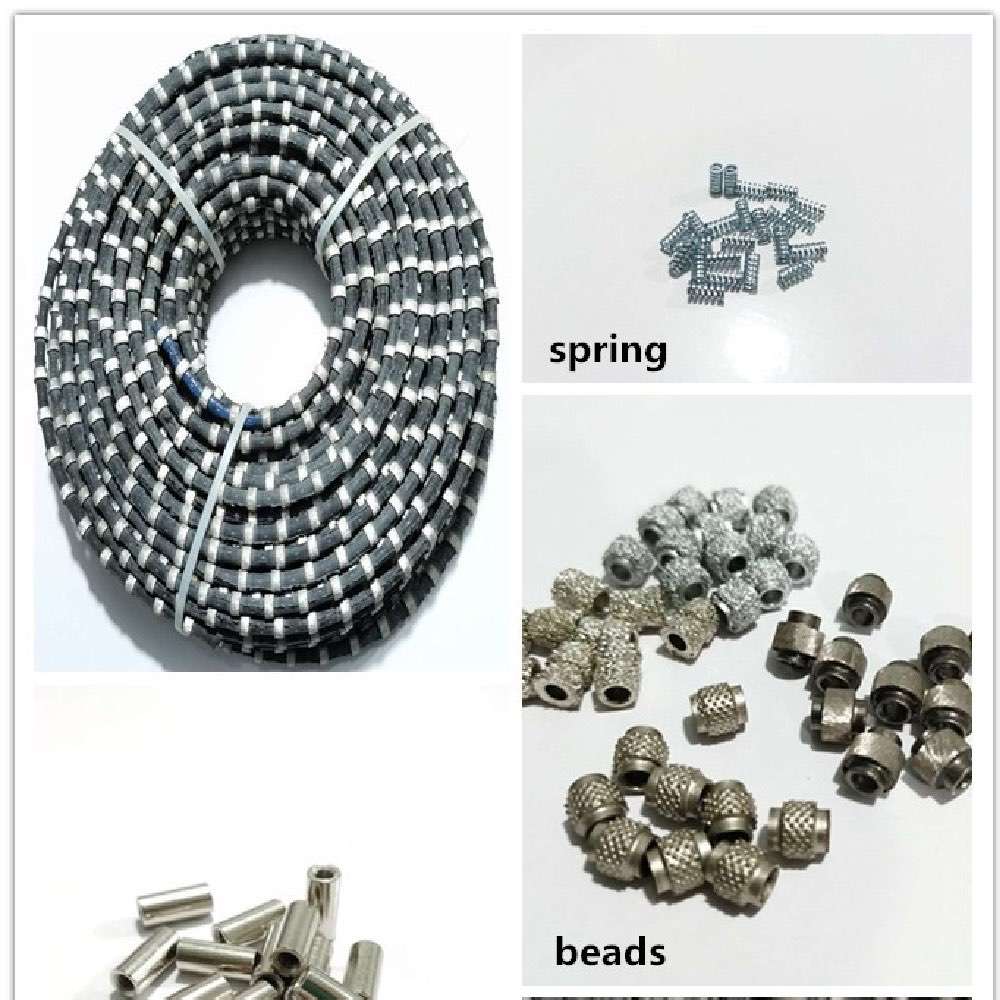 Rubberized Diamond Wire for quartz and granite