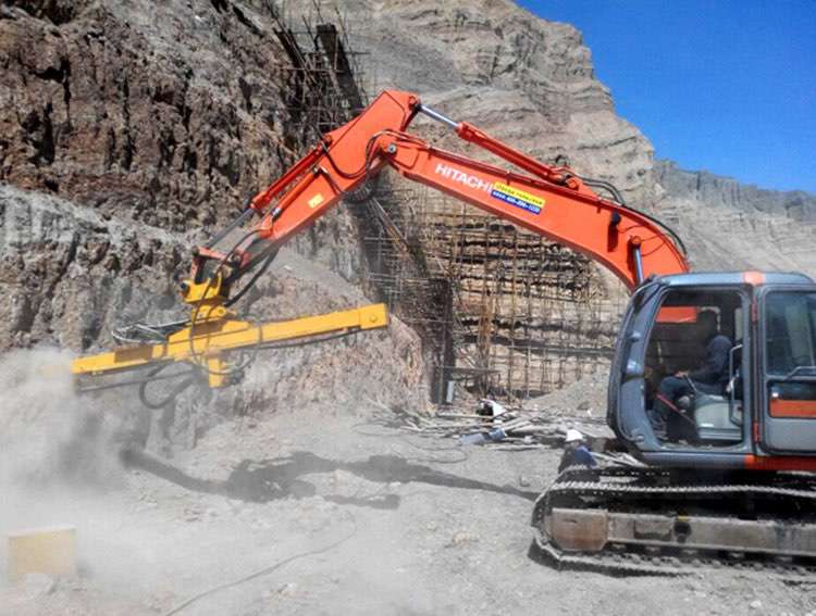 Arm mounted hammer drill machine store