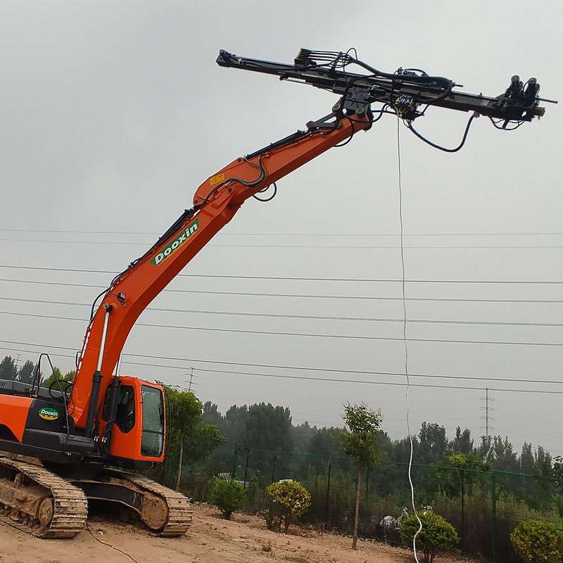PD-45R Excavator Mounted Rock Drill With 360 Rotation Joint